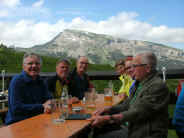Terrasse Schwarzwasserhütte mit Ifen