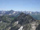 Hochvogel links    Rauhhorn im Vordergrund